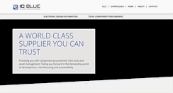 Desktop Screenshot of icblue.com