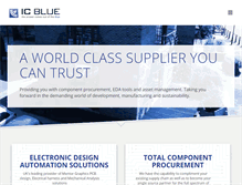Tablet Screenshot of icblue.com